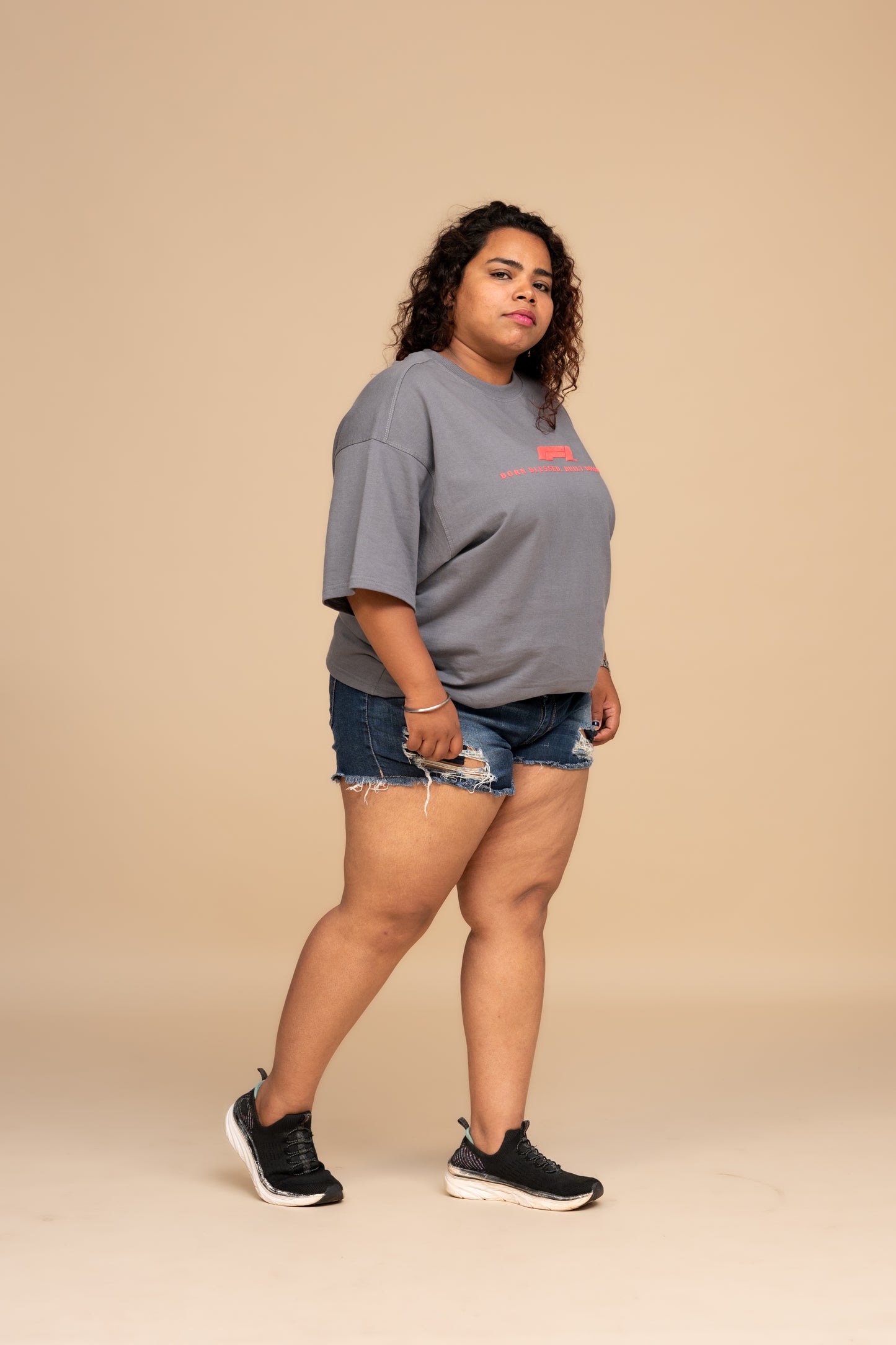 F1 RB16B Gray Boxy Fit T-shirt