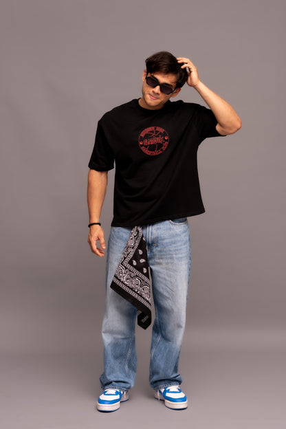 Slam Dunk Black Boxy Fit T-shirt