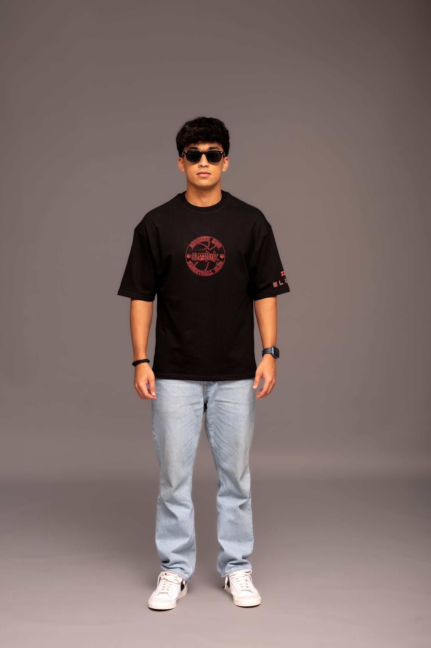 Slam Dunk Black Boxy Fit T-shirt
