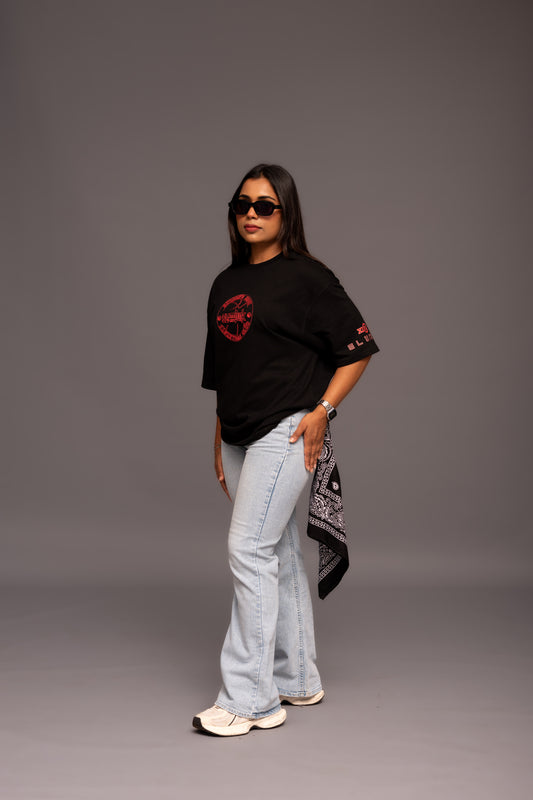 Slam Dunk Black Boxy Fit T-shirt