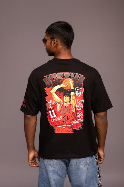 Slam Dunk Black Boxy Fit T-shirt