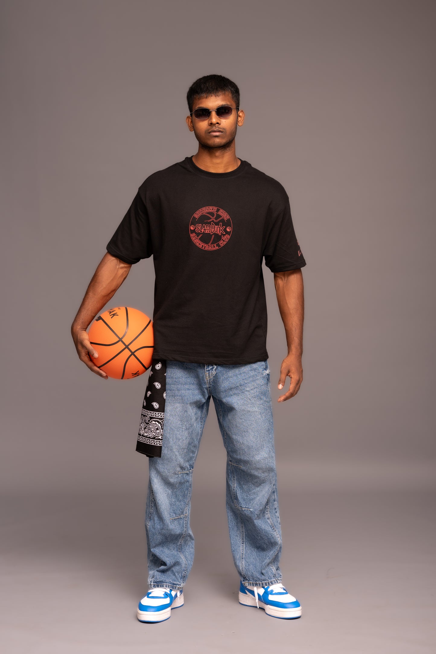 Slam Dunk Black Boxy Fit T-shirt
