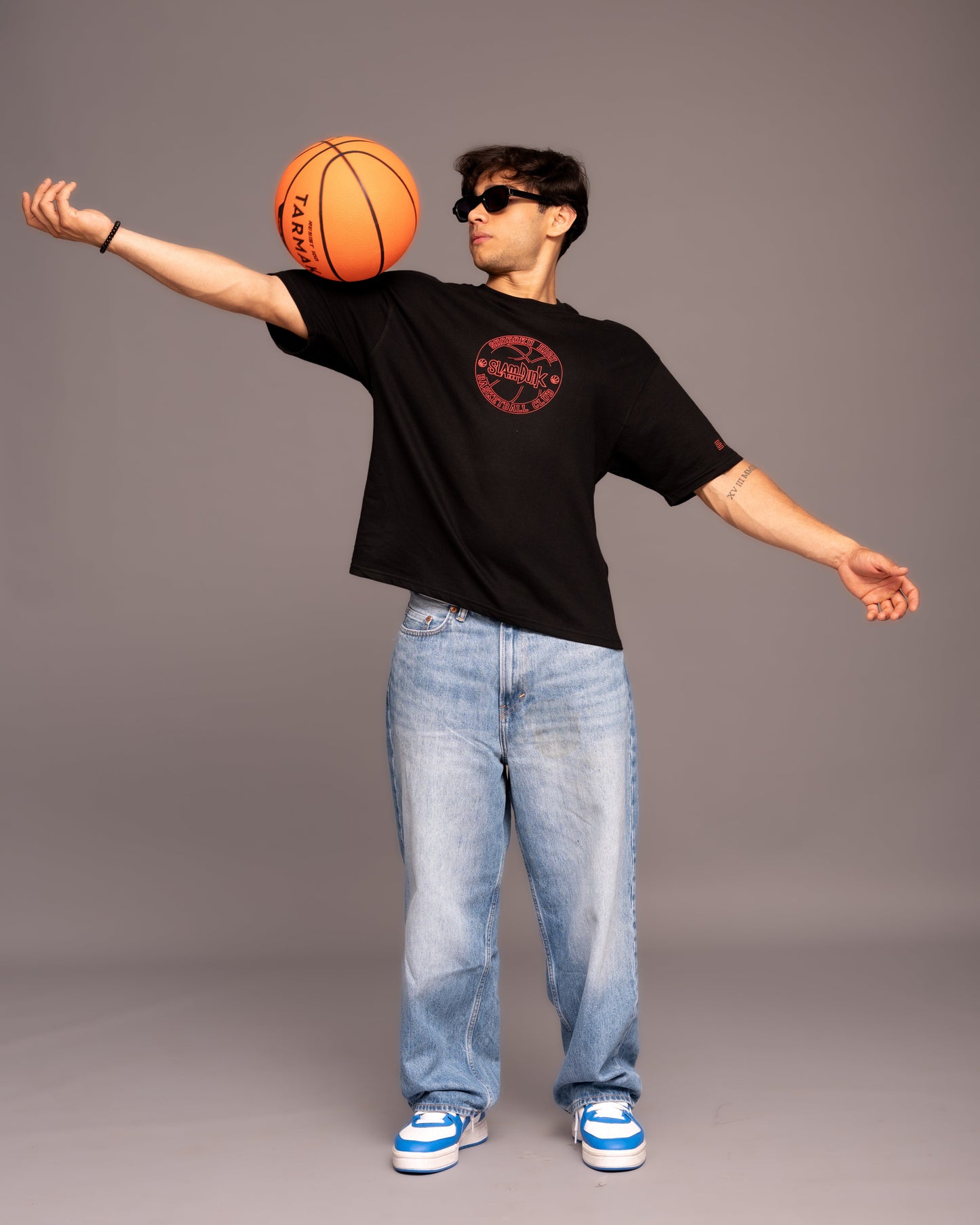 Slam Dunk Black Boxy Fit T-shirt