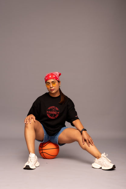 Slam Dunk Black Boxy Fit T-shirt