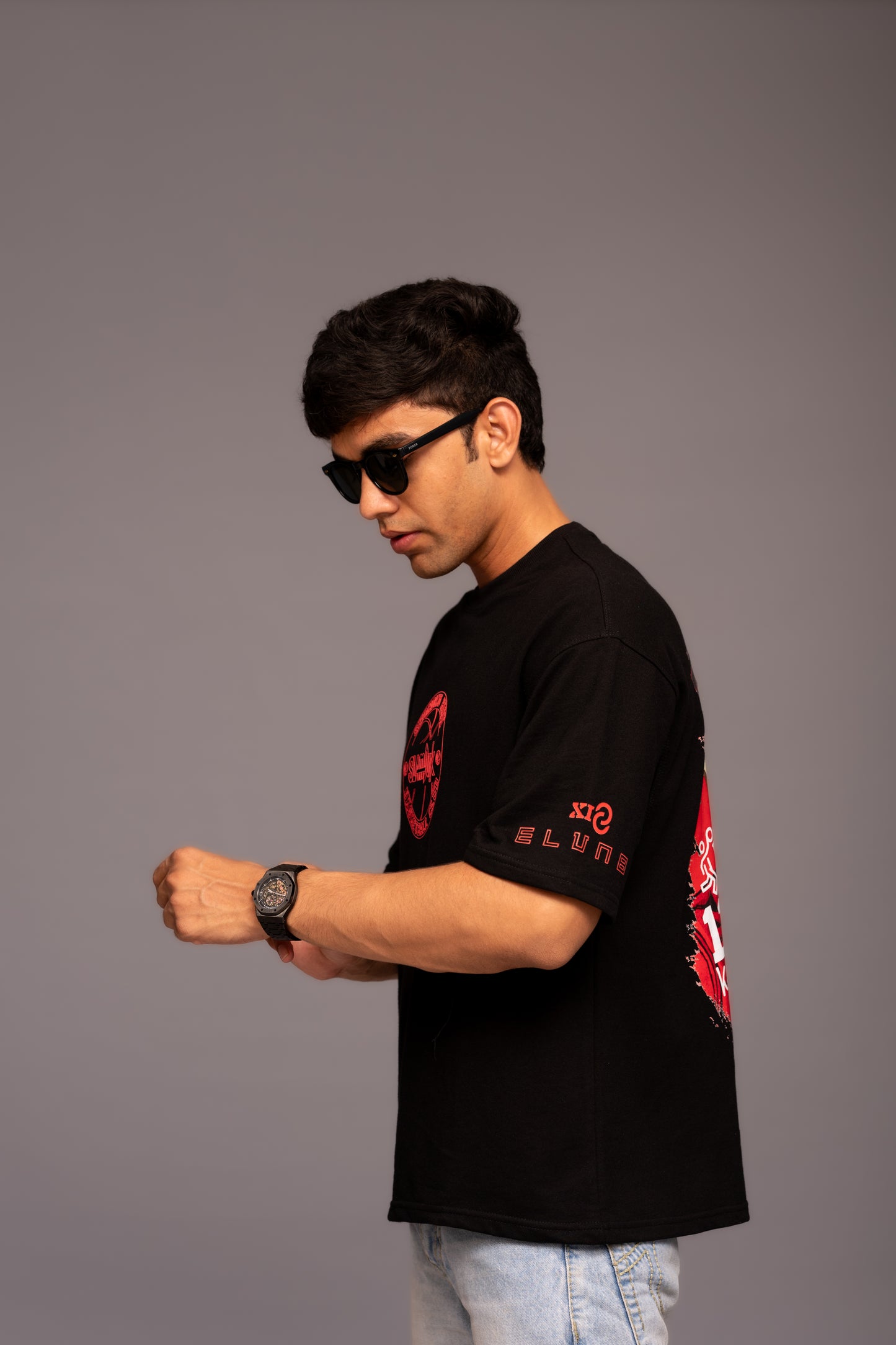 Slam Dunk Black Boxy Fit T-shirt