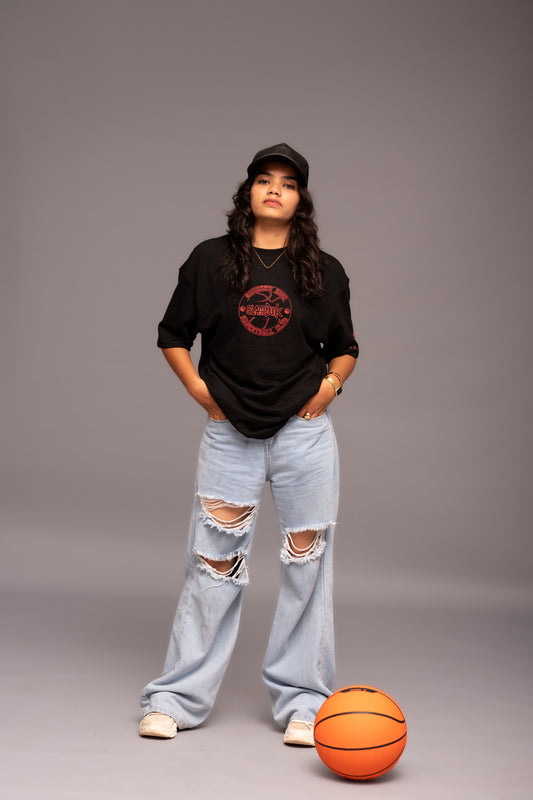 Slam Dunk Black Boxy Fit T-shirt