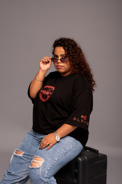 Slam Dunk Black Boxy Fit T-shirt