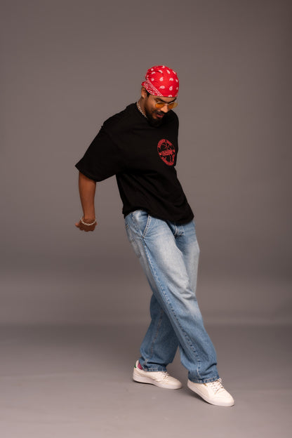 Slam Dunk Black Boxy Fit T-shirt