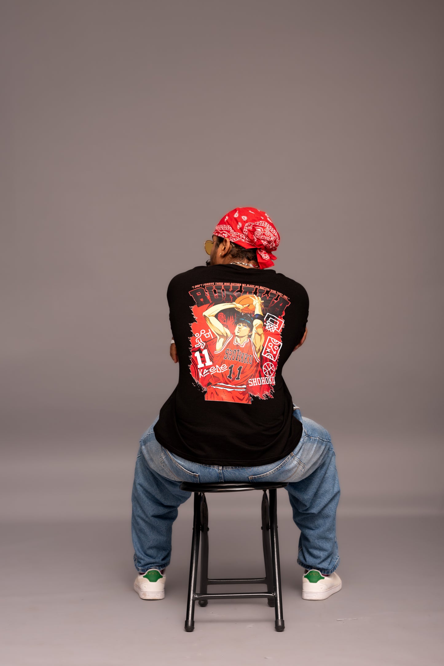 Slam Dunk Black Boxy Fit T-shirt