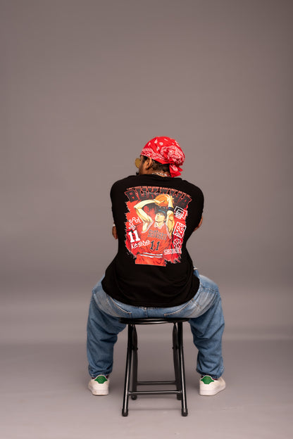 Slam Dunk Black Boxy Fit T-shirt