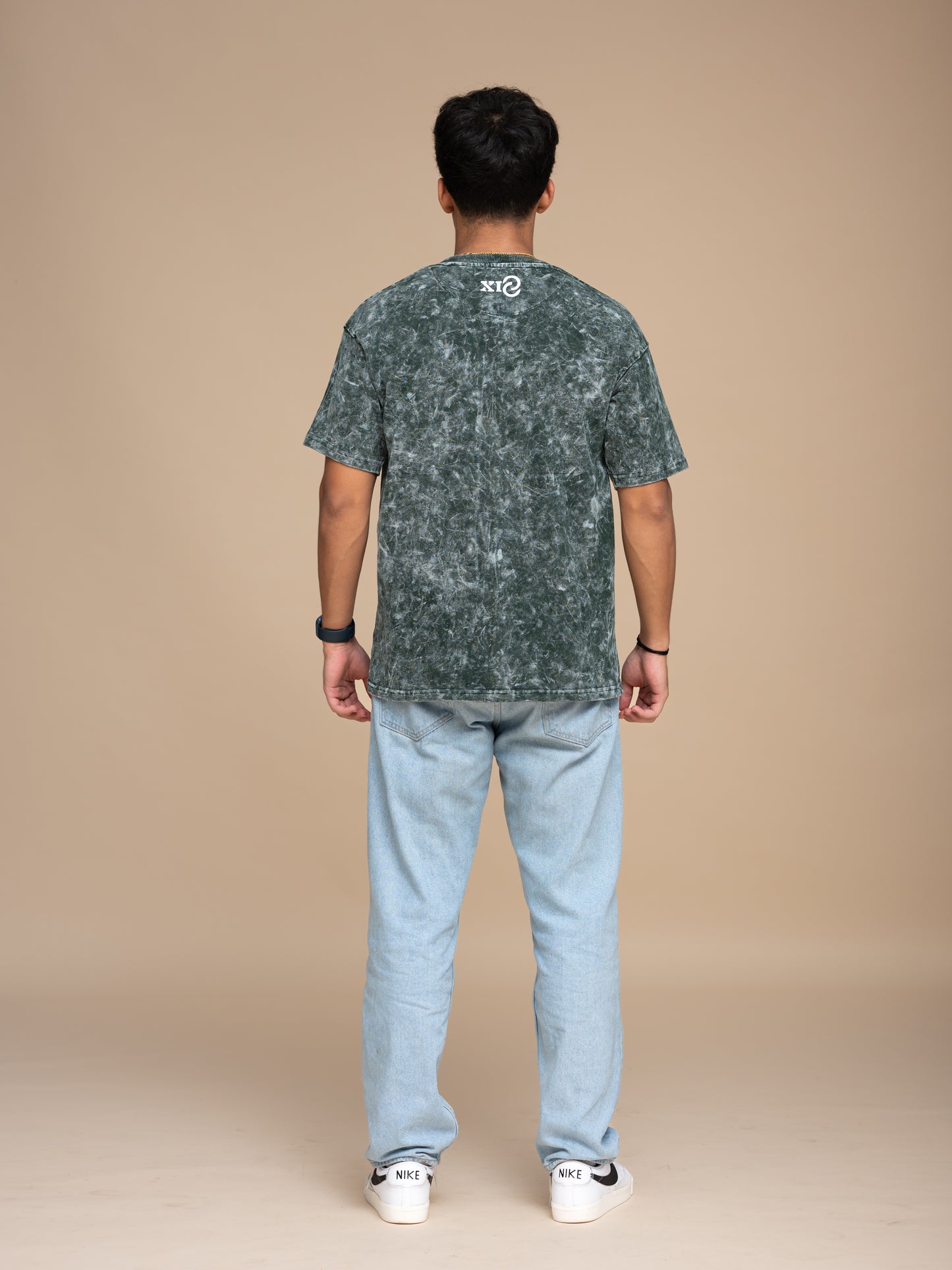 Green Acid Wash Oversized T-shirt