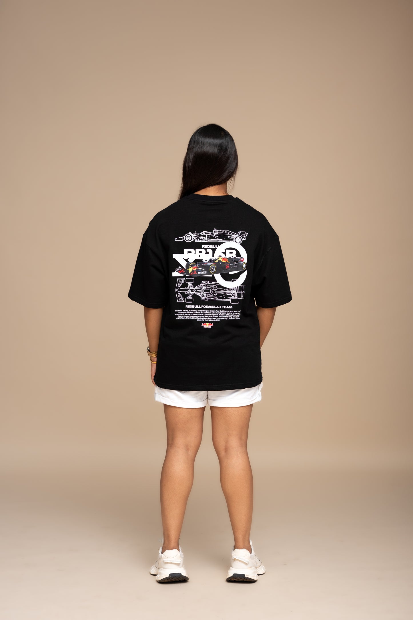 F1 RB16B Black Boxy Fit T-shirt