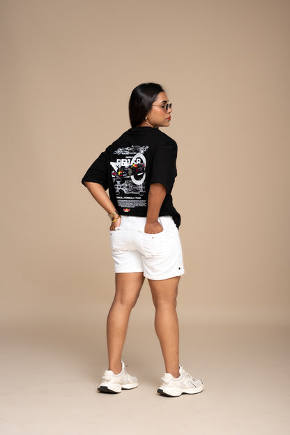 F1 RB16B Black Boxy Fit T-shirt