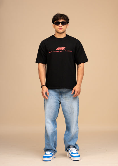 F1 RB16B Black Boxy Fit T-shirt