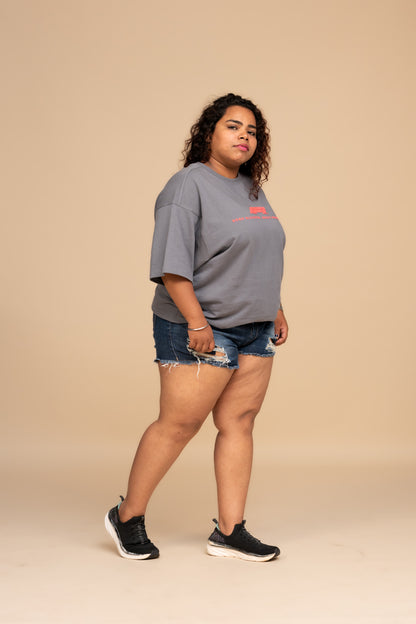 F1 RB16B Gray Boxy Fit T-shirt