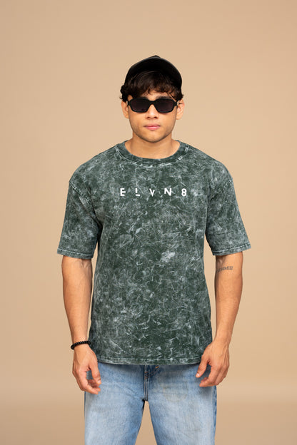 Green Acid Wash Oversized T-shirt