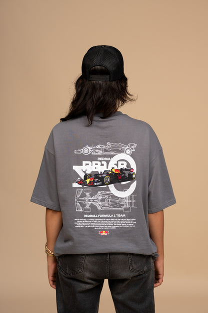 F1 RB16B Gray Boxy Fit T-shirt