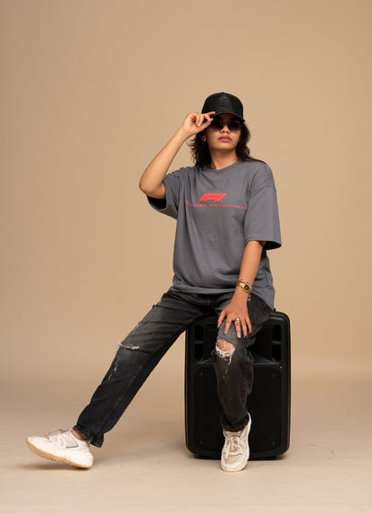 F1 RB16B Gray Boxy Fit T-shirt