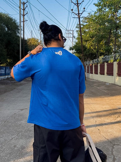 ESSENTIAL ROYAL BLUE BOXY T-SHIRT