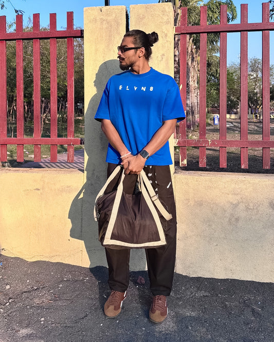 ESSENTIAL ROYAL BLUE BOXY T-SHIRT