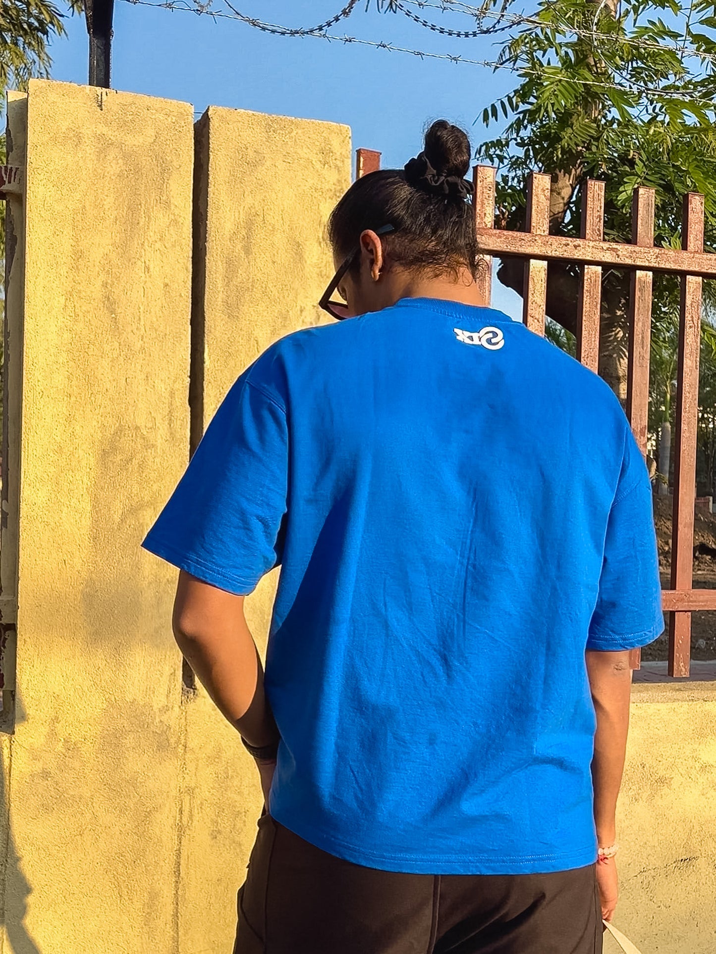 ESSENTIAL ROYAL BLUE BOXY T-SHIRT