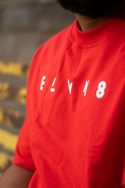 ESSENTIAL BOLD RED BOXY T-SHIRT