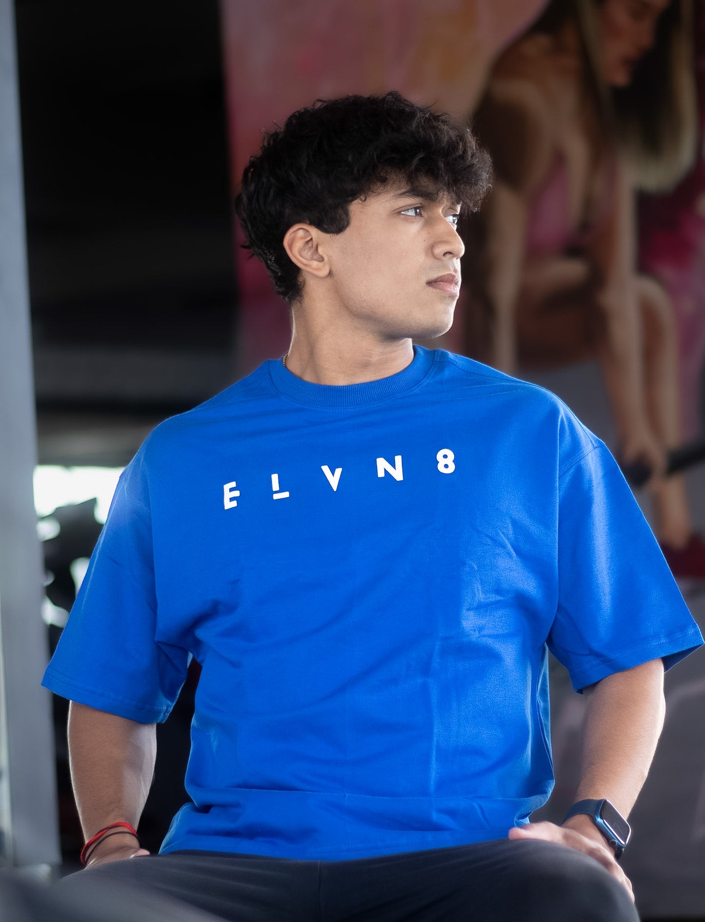 ESSENTIAL ROYAL BLUE BOXY T-SHIRT